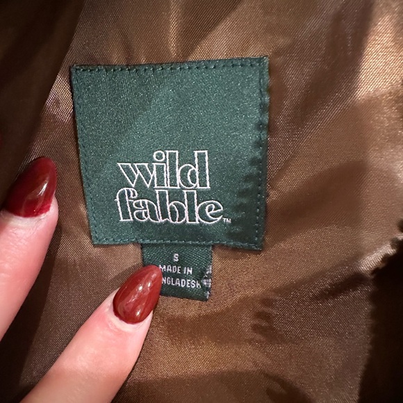 Brown Puffer Jacket with Hood - Picture 3 of 3